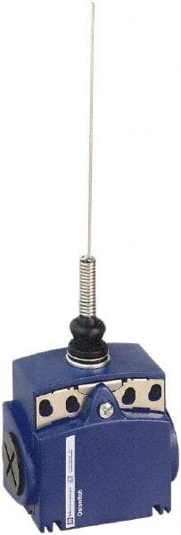 Telemecanique Sensors - SPDT, NC/NO, 240 VAC, 250 VDC, Screw Terminal, Cat Whisker Actuator, General Purpose Limit Switch - 1, 2, 4, 6, 12, 13 NEMA Rating, IP66, IP67 IPR Rating - Exact Tool & Supply