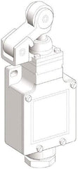 Telemecanique Sensors - SPDT, NC/NO, 240 VAC, 250 VDC, Screw Terminal, Roller Plunger Actuator, General Purpose Limit Switch - 1, 2, 4, 6, 12, 13, 6P NEMA Rating, IP66 IPR Rating - Exact Tool & Supply