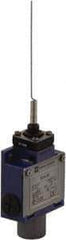 Telemecanique Sensors - SPDT, NC/NO, 240 VAC, 250 VDC, Screw Terminal, Cat Whisker Actuator, General Purpose Limit Switch - 1, 2, 4, 6, 12, 13, 6P NEMA Rating, IP66 IPR Rating - Exact Tool & Supply
