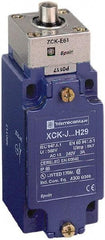 Telemecanique Sensors - SPDT, NC/NO, 240 VAC, 250 VDC, Screw Terminal, End Plunger Actuator, General Purpose Limit Switch - 1, 2, 3, 4, 12 NEMA Rating, IP66 IPR Rating - Exact Tool & Supply