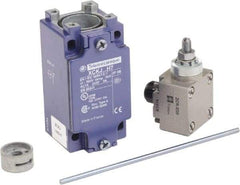 Telemecanique Sensors - SPDT, NC/NO, 240 VAC, 600 VDC at 0.10 Amp, Screw Terminal, Rod Lever Actuator, General Purpose Limit Switch - 1, 2, 3, 4, 12 NEMA Rating, IP66 IPR Rating - Exact Tool & Supply