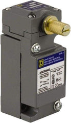 Square D - SPDT, NC/NO, 250 VDC at 0.11 Amp, 600 VAC at 1.20 Amp, Screw Terminal, Rotary Head Actuator, General Purpose Limit Switch - 1, 2, 4, 6, 12, 13, 6P NEMA Rating, IP66 IPR Rating - Exact Tool & Supply