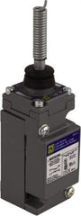 Square D - SPDT, NC/NO, 600 VAC at 1.20 Amp, 600 VDC at 0.10 Amp, Screw Terminal, Steel Spring Actuator, General Purpose Limit Switch - 1, 2, 4, 6, 12, 13, 6P NEMA Rating, IP66 IPR Rating - Exact Tool & Supply