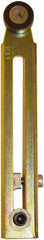 Square D - 0.88 Inch Long, 0.63 Inch Diameter, Cast Zinc Body, Limit Switch Adjustable Roller Lever - Steel Roller, For Use with Limit Switches - Exact Tool & Supply
