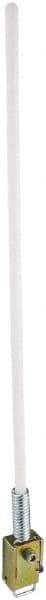Square D - 12 Inch Long, 1/4 Inch Diameter, Acetal Body, Limit Switch Operator - Plastic Roller, For Use with Limit Switches - Exact Tool & Supply