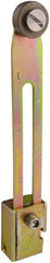 Square D - 0.88 Inch Long, 0.63 Inch Diameter, Steel Body, Limit Switch Adjustable Roller Lever - Iron Roller, For Use with Limit Switches - Exact Tool & Supply