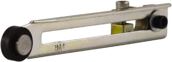 Square D - 0.88 Inch Long, 0.63 Inch Diameter, Cast Zinc Body, Limit Switch Adjustable Roller Lever - Nylon Roller, For Use with Limit Switches - Exact Tool & Supply