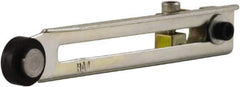Square D - 0.88 Inch Long, 0.63 Inch Diameter, Cast Zinc Body, Limit Switch Adjustable Roller Lever - Nylon Roller, For Use with Limit Switches - Exact Tool & Supply