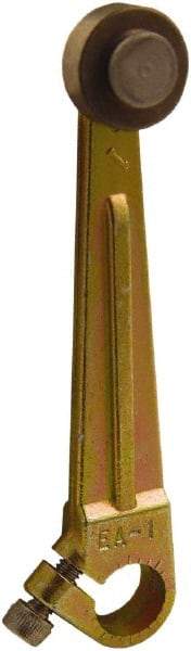 Square D - 3 Inch Long, 0.63 Inch Diameter, Cast Zinc Body, Limit Switch Operator - Steel Roller, For Use with Limit Switches - Exact Tool & Supply