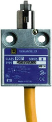 Square D - SPDT, NC/NO, Multiple VAC Levels, Prewired Terminal, Cross Roller Plunger Actuator, General Purpose Limit Switch - 1, 2, 4, 6, 6P NEMA Rating, IP67 IPR Rating, 80 Ounce Operating Force - Exact Tool & Supply