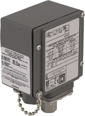 Square D - 4, 13 and 4X NEMA Rated, SPDT-DB, 5 to 250 psig, Electromechanical Pressure and Level Switch - Exact Tool & Supply