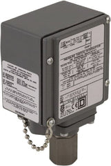 Square D - 4, 13 and 4X NEMA Rated, SPDT-DB, 90 to 2,900 psig, Electromechanical Pressure and Level Switch - Exact Tool & Supply