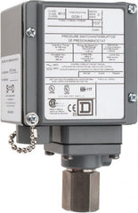 Square D - 4, 13 and 4X NEMA Rated, SPDT-DB, 20 to 1,000 psig, Electromechanical Pressure and Level Switch - Exact Tool & Supply
