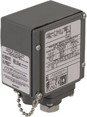 Square D - 4, 13 and 4X NEMA Rated, SPDT-DB, 13 to 425 psig, Electromechanical Pressure and Level Switch - Exact Tool & Supply