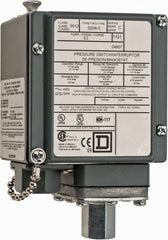 Square D - 4, 13 and 4X NEMA Rated, SPDT-DB, 3 to 150 psig, Electromechanical Pressure and Level Switch - Exact Tool & Supply
