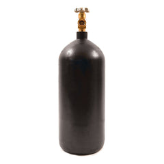 Made in USA - Oxygen/Acetylene Torch Accessories; Type: Nitrogen Tank ; Gas Type: Nitrogen ; Diameter (Inch): 7 ; Container Size: 40 Cu. Ft. ; CGA Inlet Connection: 580 ; Color: Black - Exact Tool & Supply