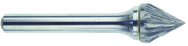 SJ-7 3/4 x 11/16 x 1/4" SH Sgl Cut - CBD - Burr - Exact Tool & Supply