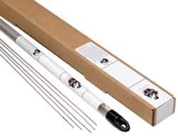 Welding Material - 36 Inch Long, 1/16 Inch Diameter, Bare Coated, Nickel, TIG Welding and Brazing Rod - 1 Lb., Industry Specification ERNiCl Nickel 99 - Exact Tool & Supply
