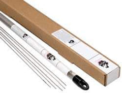 Welding Material - 36 Inch Long, 1/16 Inch Diameter, Bare Coated, Nickel, TIG Welding and Brazing Rod - 1 Lb., Industry Specification ERNiCl Nickel 99 - Exact Tool & Supply