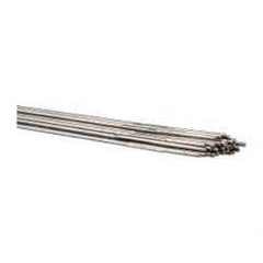 Welding Material - 36 Inch Long, 1/16 Inch Diameter, Bare Coated, Stainless Steel, TIG Welding and Brazing Rod - 1 Lb., Industry Specification 308L - Exact Tool & Supply