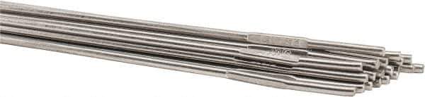 Welding Material - 36 Inch Long, 3/32 Inch Diameter, Bare Coated, Stainless Steel, TIG Welding and Brazing Rod - 10 Lb., Industry Specification 316L - Exact Tool & Supply