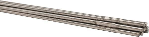 Welding Material - 36 Inch Long, 1/8 Inch Diameter, Bare Coated, Stainless Steel, TIG Welding and Brazing Rod - 1 Lb., Industry Specification 316L - Exact Tool & Supply