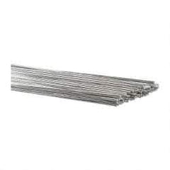 Welding Material - 36 Inch Long, 1/16 Inch Diameter, Bare Coated, Aluminum, TIG Welding and Brazing Rod - 1 Lb., Industry Specification 4043 - Exact Tool & Supply