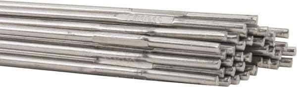 Welding Material - 36 Inch Long, 3/32 Inch Diameter, Bare Coated, Aluminum, TIG Welding and Brazing Rod - 10 Lb., Industry Specification 4043 - Exact Tool & Supply