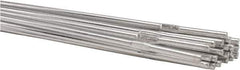 Welding Material - 36 Inch Long, 1/8 Inch Diameter, Bare Coated, Aluminum, TIG Welding and Brazing Rod - 1 Lb., Industry Specification 5356 - Exact Tool & Supply