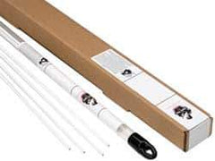 Welding Material - 36 Inch Long, 1/8 Inch Diameter, Bare Coated, Low Fuming Bronze, TIG Welding and Brazing Rod - 10 Lb., Industry Specification RBCuZn-C - Exact Tool & Supply