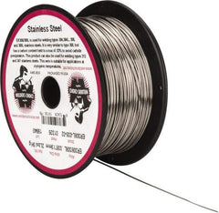 Welding Material - ER308L, 0.035 Inch Diameter, Stainless Steel MIG Welding Wire - 2 Lb. Roll - Exact Tool & Supply