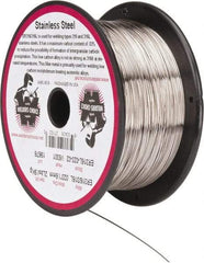 Welding Material - ER316L, 0.023 Inch Diameter, Stainless Steel MIG Welding Wire - 2 Lb. Roll - Exact Tool & Supply