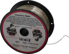 Welding Material - ER316L, 0.03 Inch Diameter, Stainless Steel MIG Welding Wire - 2 Lb. Roll - Exact Tool & Supply