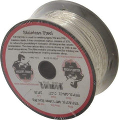Welding Material - ER316L, 0.045 Inch Diameter, Stainless Steel MIG Welding Wire - 2 Lb. Roll - Exact Tool & Supply