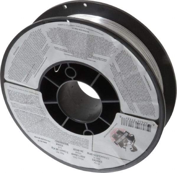 Welding Material - ER4043, 0.035 Inch Diameter, Aluminum MIG Welding Wire - 3 Lb. Roll - Exact Tool & Supply