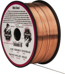 Welding Material - ER70S-6, 0.023 Inch Diameter, Carbon Steel MIG Welding Wire - 2 Lb. Roll - Exact Tool & Supply