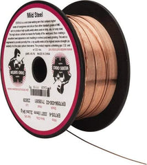 Welding Material - ER70S-6, 0.03 Inch Diameter, Carbon Steel MIG Welding Wire - 2 Lb. Roll - Exact Tool & Supply