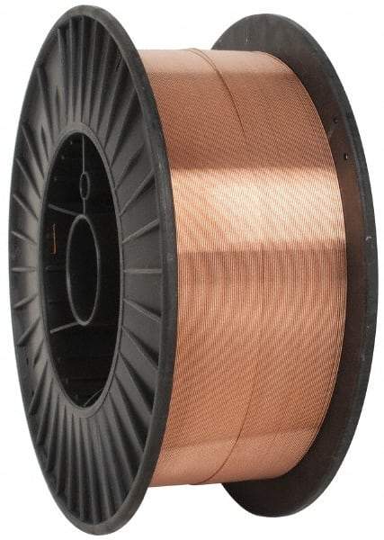 Welding Material - ER70S-6, 0.03 Inch Diameter, Carbon Steel MIG Welding Wire - 33 Lb. Roll - Exact Tool & Supply