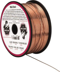 Welding Material - ER70S-6, 0.035 Inch Diameter, Carbon Steel MIG Welding Wire - 2 Lb. Roll - Exact Tool & Supply