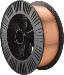 Welding Material - ER70S-6, 0.035 Inch Diameter, Carbon Steel MIG Welding Wire - 33 Lb. Roll - Exact Tool & Supply
