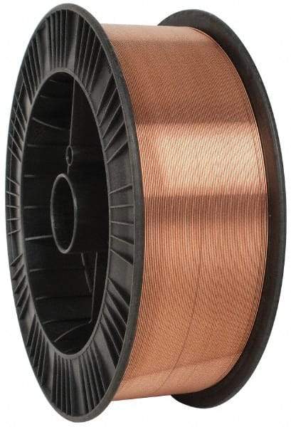 Welding Material - ER70S-6, 0.045 Inch Diameter, Carbon Steel MIG Welding Wire - 33 Lb. Roll - Exact Tool & Supply