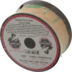 Welding Material - E71T-GS, 0.045 Inch Diameter, Flux Core, Gasless, MIG Welding Wire - 2 Lb. Roll - Exact Tool & Supply