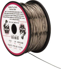 Welding Material - 308LFC-O, 0.035 Inch Diameter, Stainless Steel, Gasless, MIG Welding Wire - 1 Lb. Roll - Exact Tool & Supply