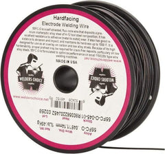 Welding Material - 55FC-O, 0.045 Inch Diameter, Hardfacing, Gasless, MIG Welding Wire - 1 Lb. Roll - Exact Tool & Supply