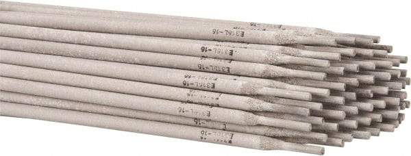 Welding Material - 14" Long, 1/8" Diam, Stainless Steel Arc Welding Electrode - E316L-16 - Exact Tool & Supply
