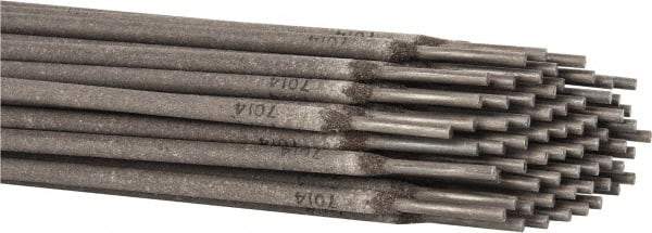 Welding Material - 14" Long, 1/8" Diam, Steel Alloy Arc Welding Electrode - E7014 - Exact Tool & Supply