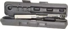 CDI - 3/8" Drive Micrometer Torque Wrench - 4 N/m to 22 N/m Torque, 10-5/32" OAL, 0.12 N/m Graduation, Ratcheting with Reverse Lever Head - Exact Tool & Supply