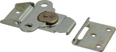 Value Collection - 4.68" Long x 2-3/4" Wide x 0.72" High, Standard Base Wing Turn Latch - Steel, with Zinc Finish - Exact Tool & Supply