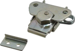 Value Collection - 2.62" Long x 2.51" Wide x 0.79" High, Standard Base Wing Turn Latch - Steel, with Zinc Finish - Exact Tool & Supply