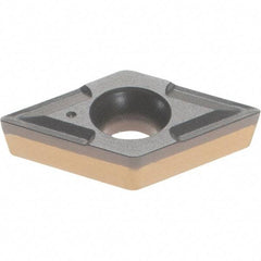 Iscar - DCMT2-0 Grade IC8250 Carbide Turning Insert - TiCN/Al2O3/TiN Finish, 55° Diamond, 1/4" Inscr Circle, 3/32" Thick, 0.0079" Corner Radius - Exact Tool & Supply